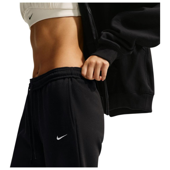 Nike Γυναικείο παντελόνι φόρμας Studio Fleece Mid-Rise Open-Hem Pants